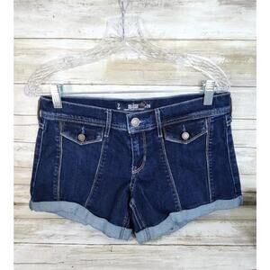 Hollister Dark Blue Jean Shorts